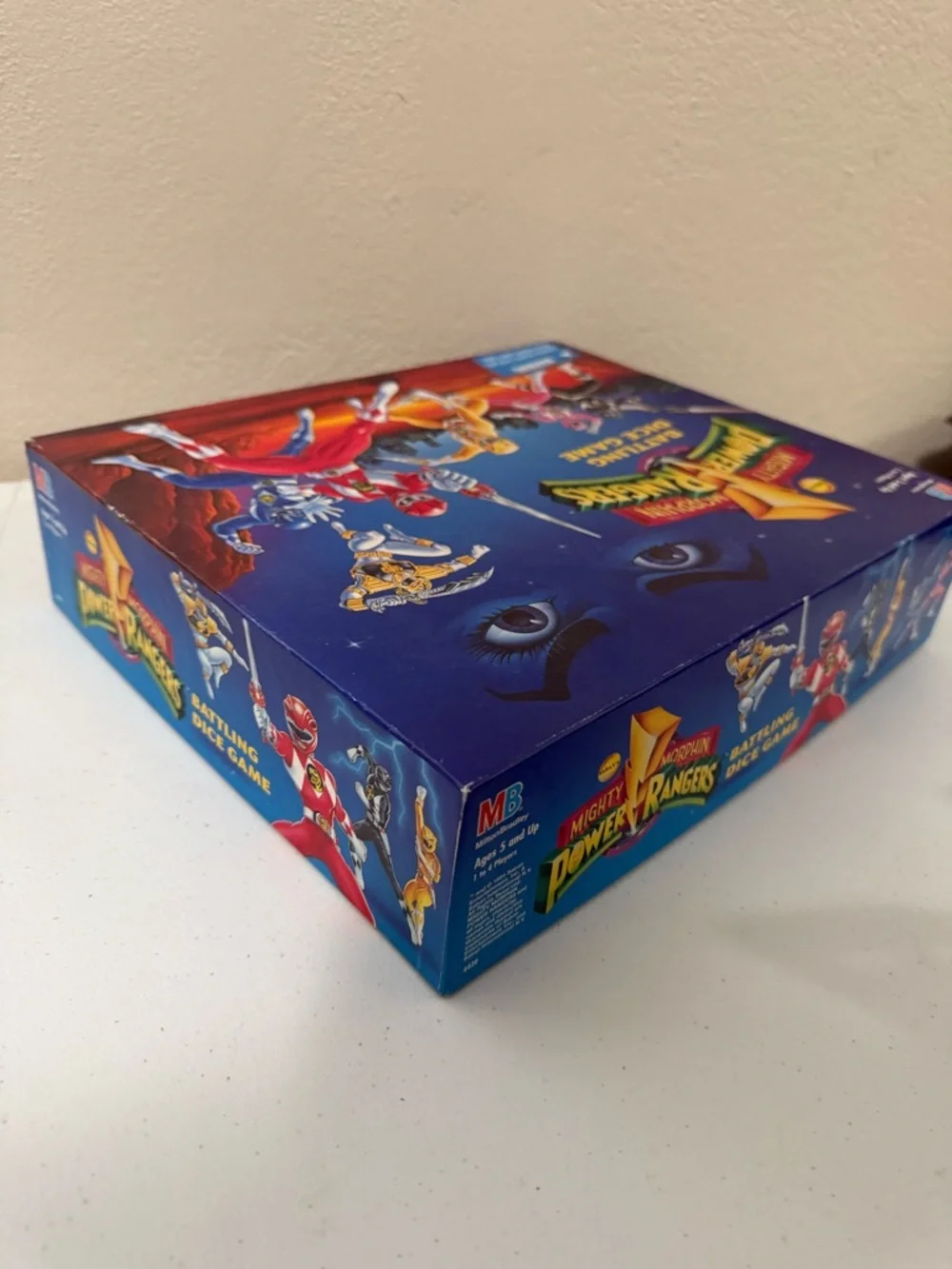 Vintage Milton Bradley Mighty Morphin Power Rangers Battling Dice Game